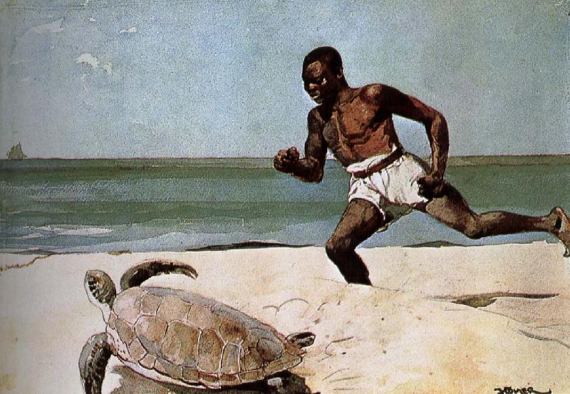 Winslow Homer Sandbank oil painting picture